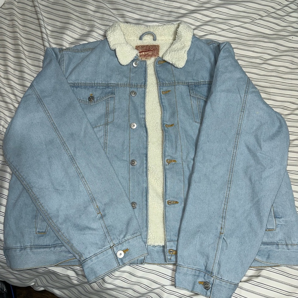 Denim Fur Jacket